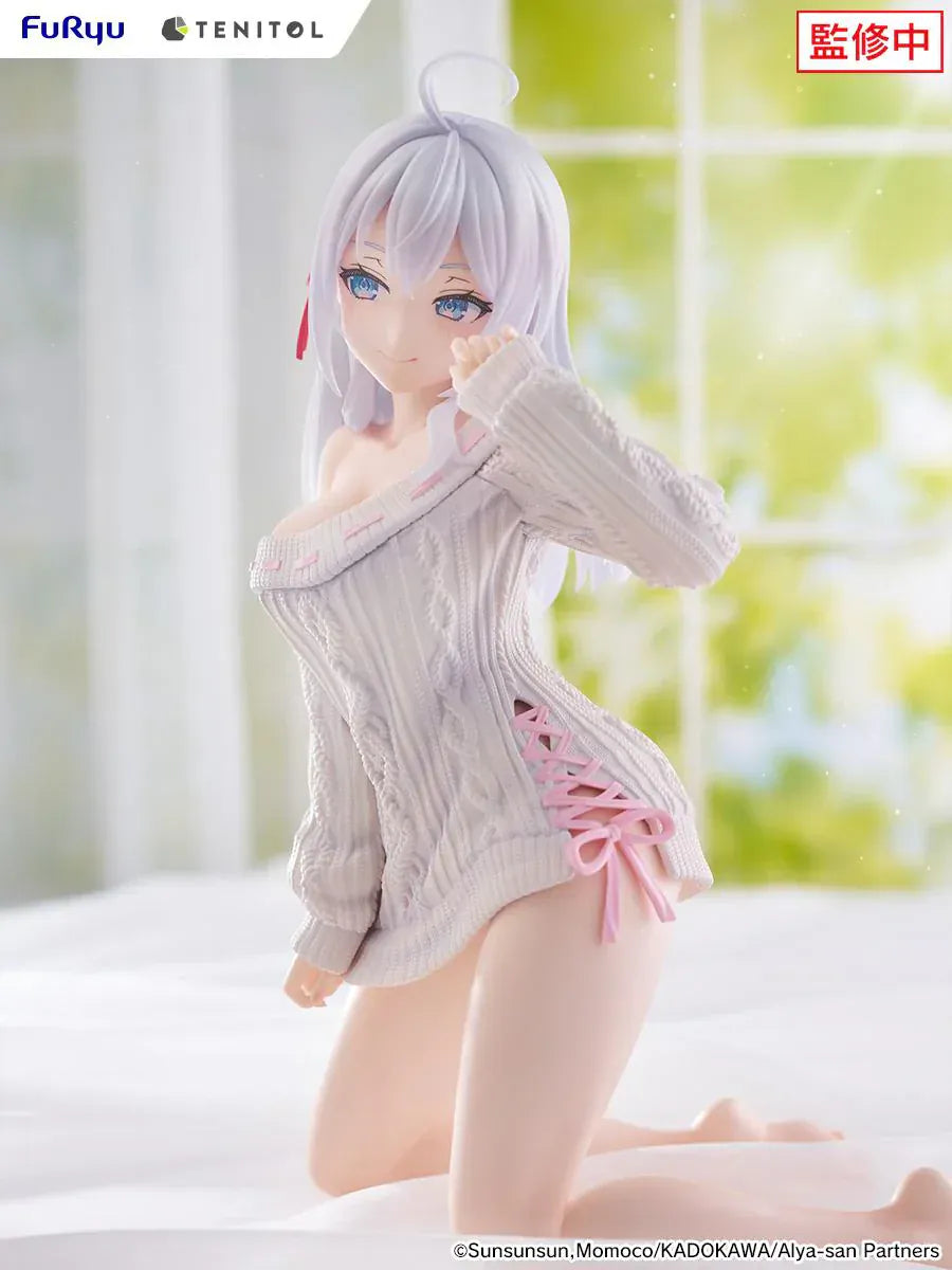 Alya knit version Tenitol Big Noodle Stopper figure Alya Sometimes Hides Her Feelings in Russian anime collectible