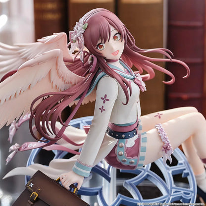 Amana Osaki Gardienne Tourmaline 1/6 scale figure with wings seated on clock base with handbag