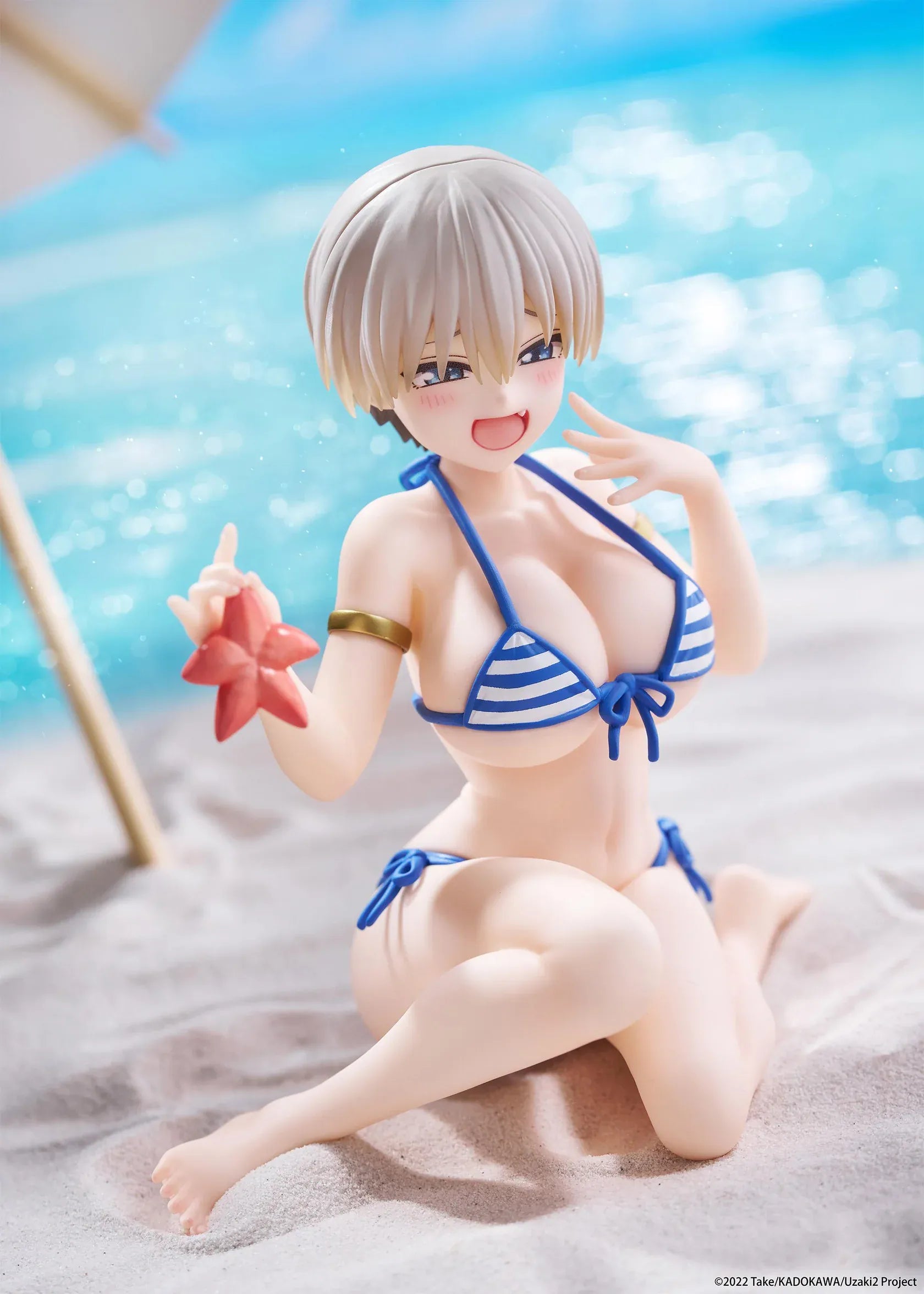 Hana Uzaki Swimwear Desktop Cute Figure Uzaki-chan Wants to Hang Out anime bikini figure with starfish
