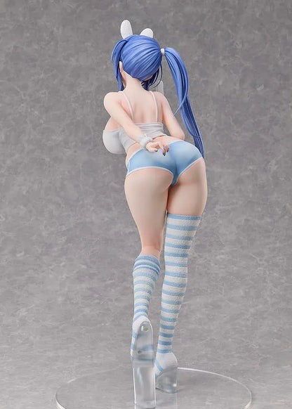 Azur Lane New Jersey Private Quarters Ver 1/3 Scale Figure with blue hair, bunny accessories, striped socks and frozen treat