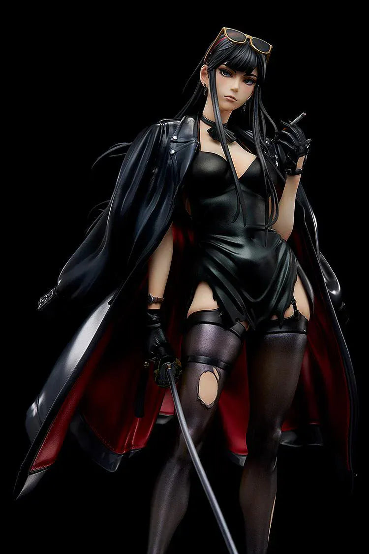 Guweiz Illustration G.A.F.C. Series IRENA figure with long black coat and sword