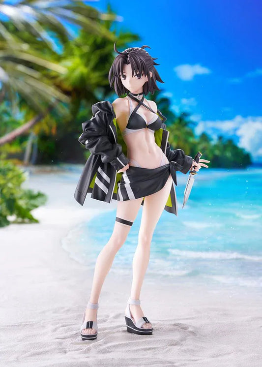 Fate Grand Order Moon Cancer Jade Rabbit 1/7 scale figure with swimsuit-inspired outfit and dagger accessory