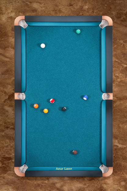 Azur Lane Taihou Fun on the Baize 1/7 scale figure featuring red bunny outfit on billiards table-themed display base