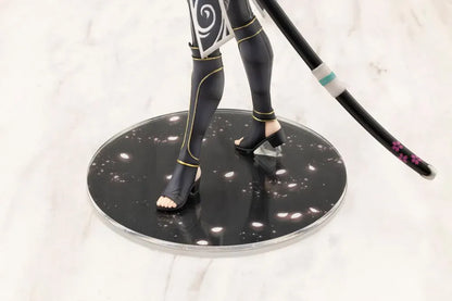 Trails through Daybreak Shizuna Rem Misurugi 1/8 scale figure with flowing pale blue hair, a white jacket, and a sword raised above her head.