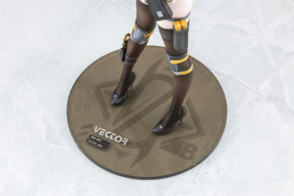 Girls' Frontline 2: Exilium Vector Molotov Bunny Ver. 1/7 scale figure wearing a metallic gold bunny outfit with tactical gear and weaponry.