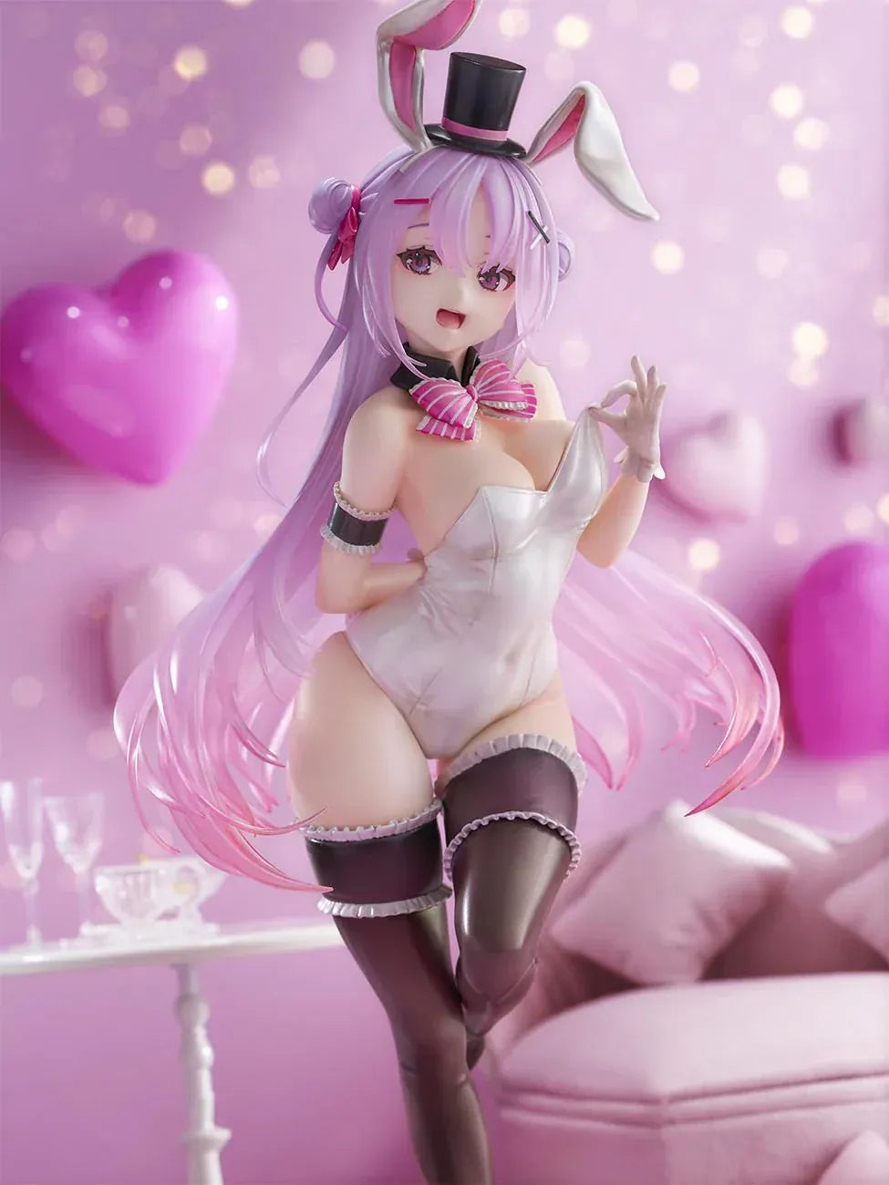 Illustration Lolly clothed only version 1/6 scale bunny themed figure with display base