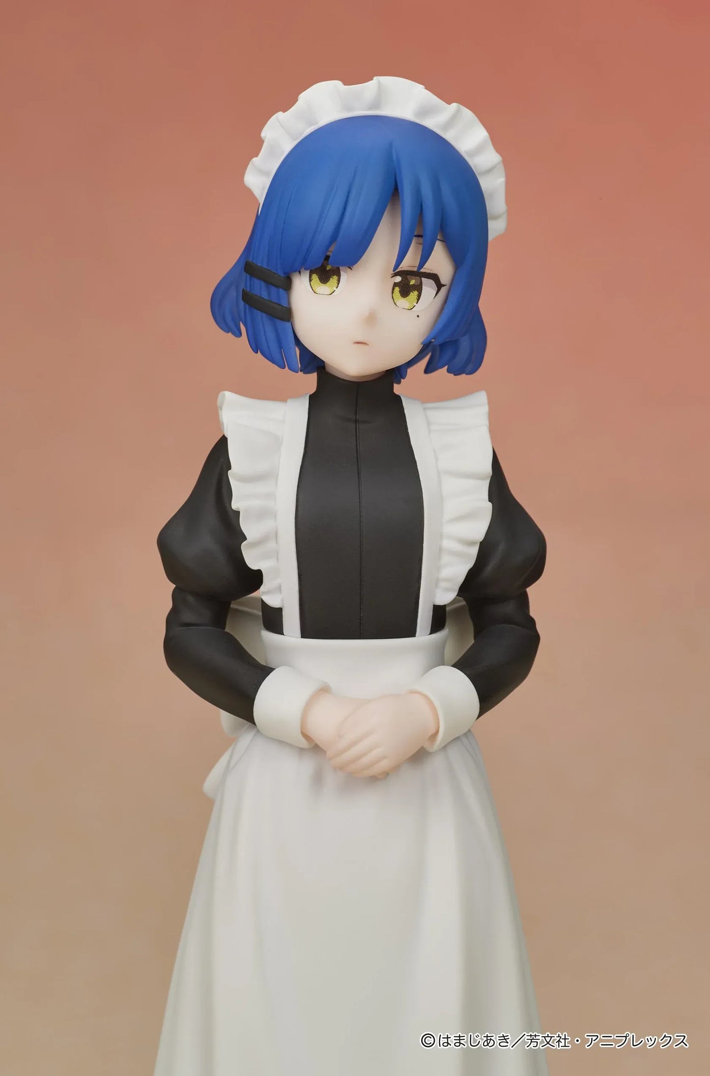 Bocchi the Rock DIGSTA Ryo Yamada figure wearing a black and white maid outfit
