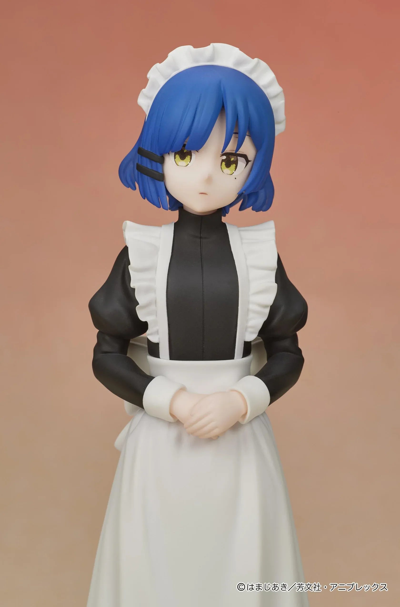 Bocchi the Rock DIGSTA Ryo Yamada figure wearing a black and white maid outfit