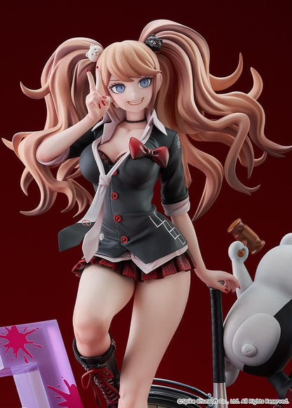 Danganronpa 15th Anniversary 1/7 scale Junko Enoshima figure with Monokuma and detailed diorama base