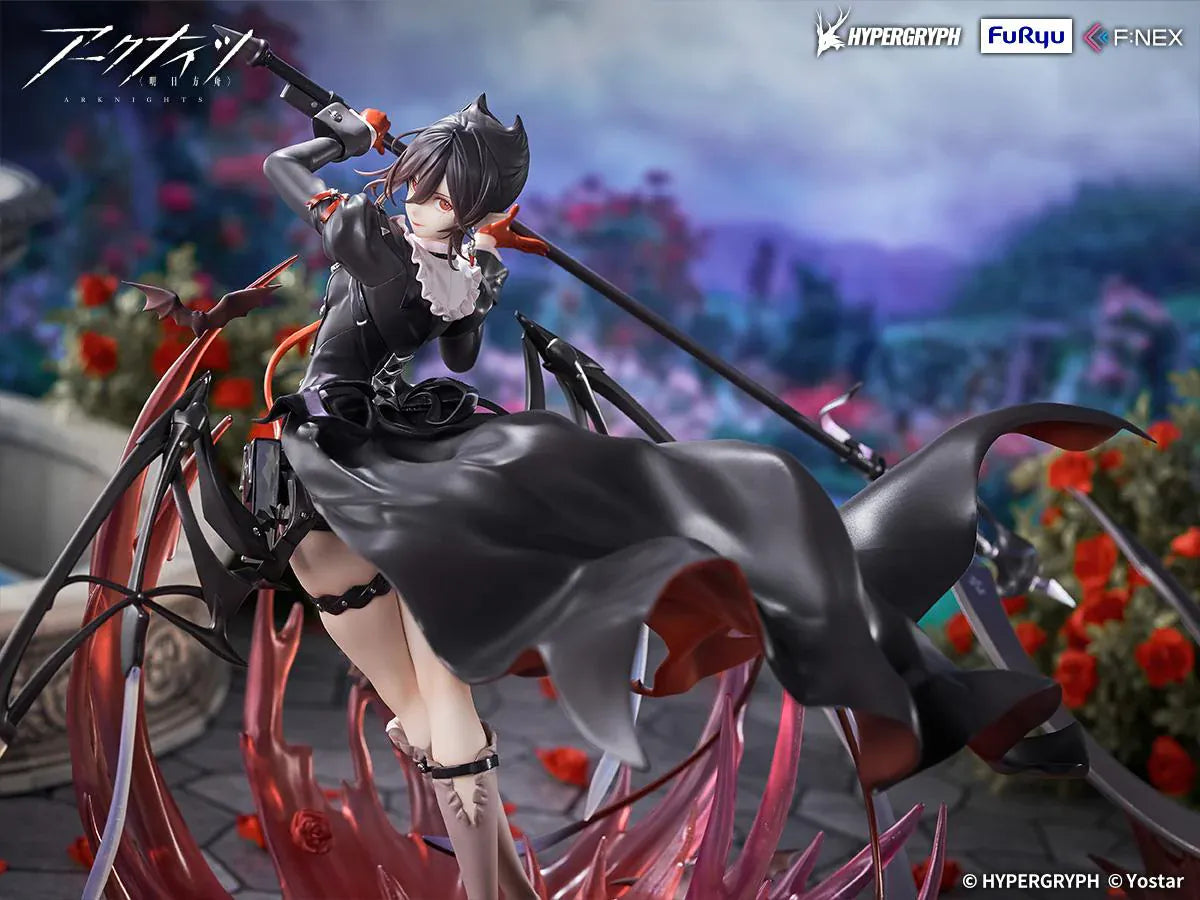 Entelechia Elite 2 Arknights 1/7 scale figure with red energy base and weapon
