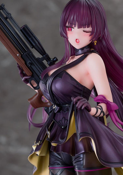 Girls' Frontline 2 Exillium Makiatto Ballroom Interlude Ver 1/7 scale figure holding rifle with flowing coat and stockings