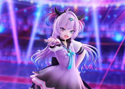 NEEDY GIRL OVERDOSE Purple Lollipop 1/7 scale figure featuring a dynamic pose, gradient purple hair, and a detailed pastel outfit