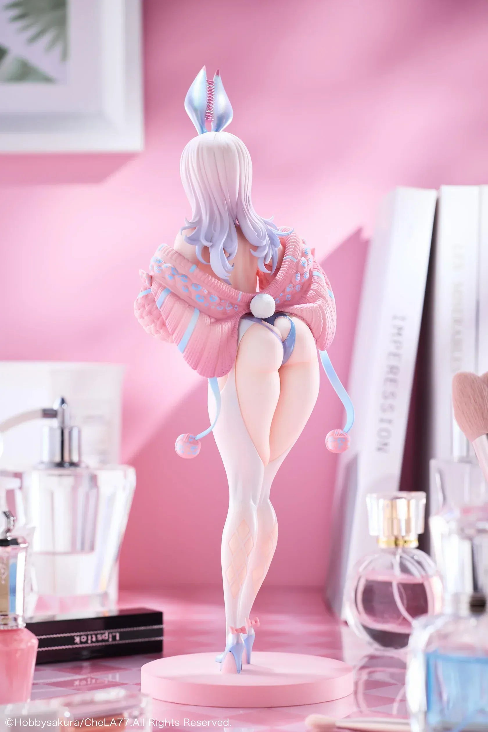 Illustration Knit Bunny Girl Deluxe Edition 1/6 scale figure with pastel colors and display base