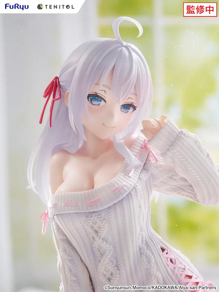 Alya knit version Tenitol Big Noodle Stopper figure Alya Sometimes Hides Her Feelings in Russian anime collectible