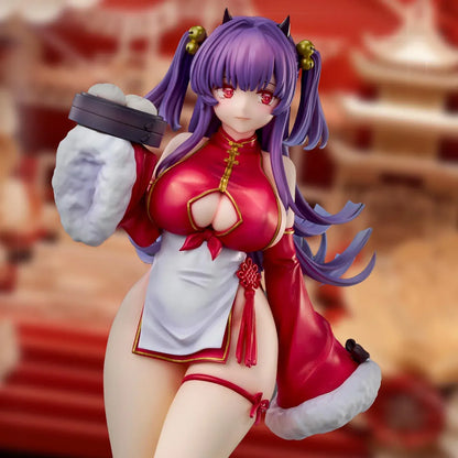 Xin illustration Yuri Kamijo Chinese dim sum shop version 1/6 scale anime figure with red outfit and flowing hair