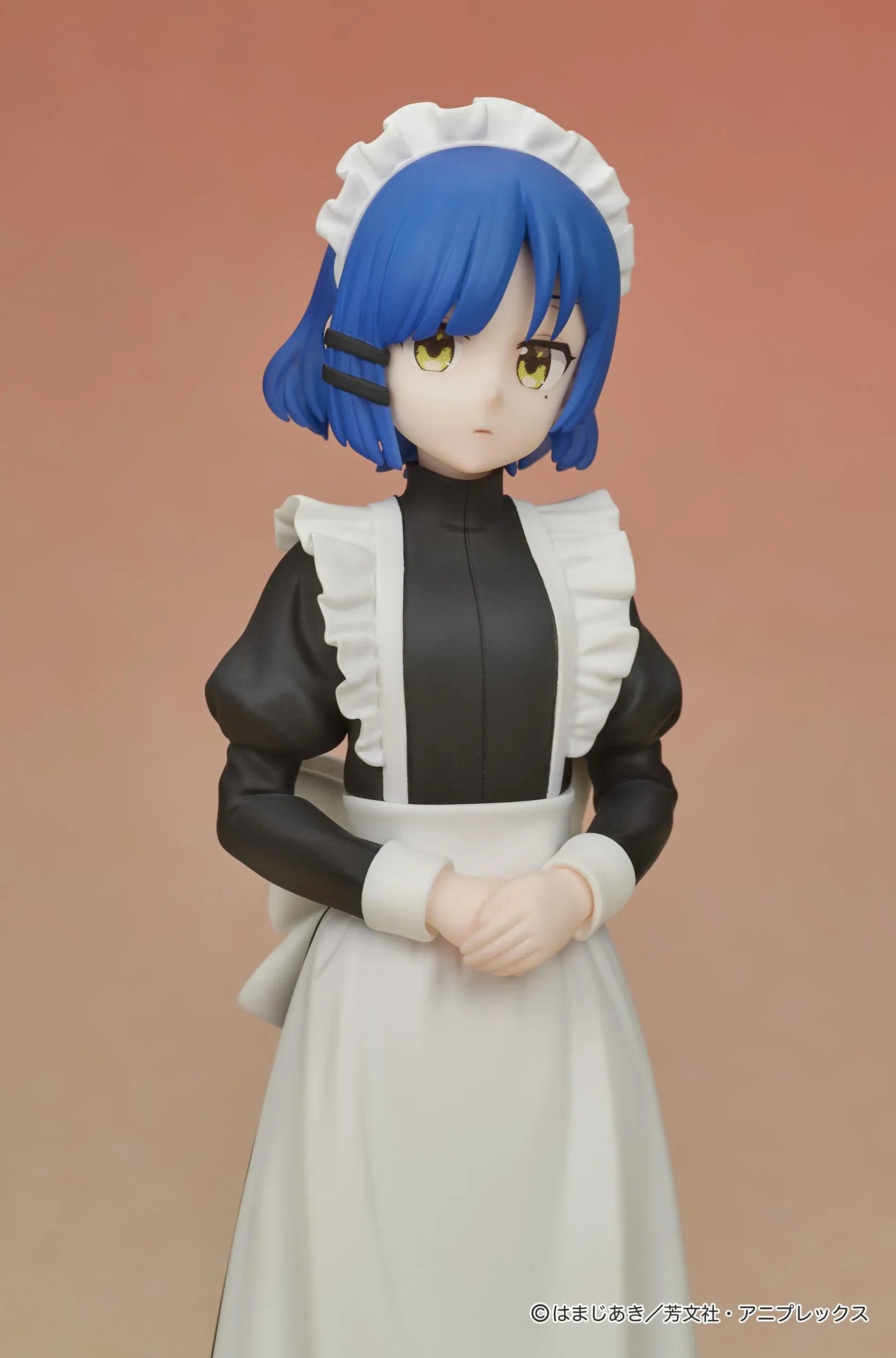 Bocchi the Rock DIGSTA Ryo Yamada figure wearing a black and white maid outfit