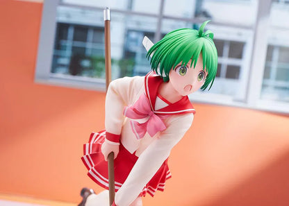 To Heart Multi 1/7 scale figure featuring Multi in her classic school uniform holding a mop in a cheerful cleaning pose