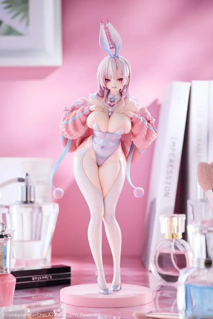 Illustration Knit Bunny Girl Deluxe Edition 1/6 scale figure with pastel colors and display base