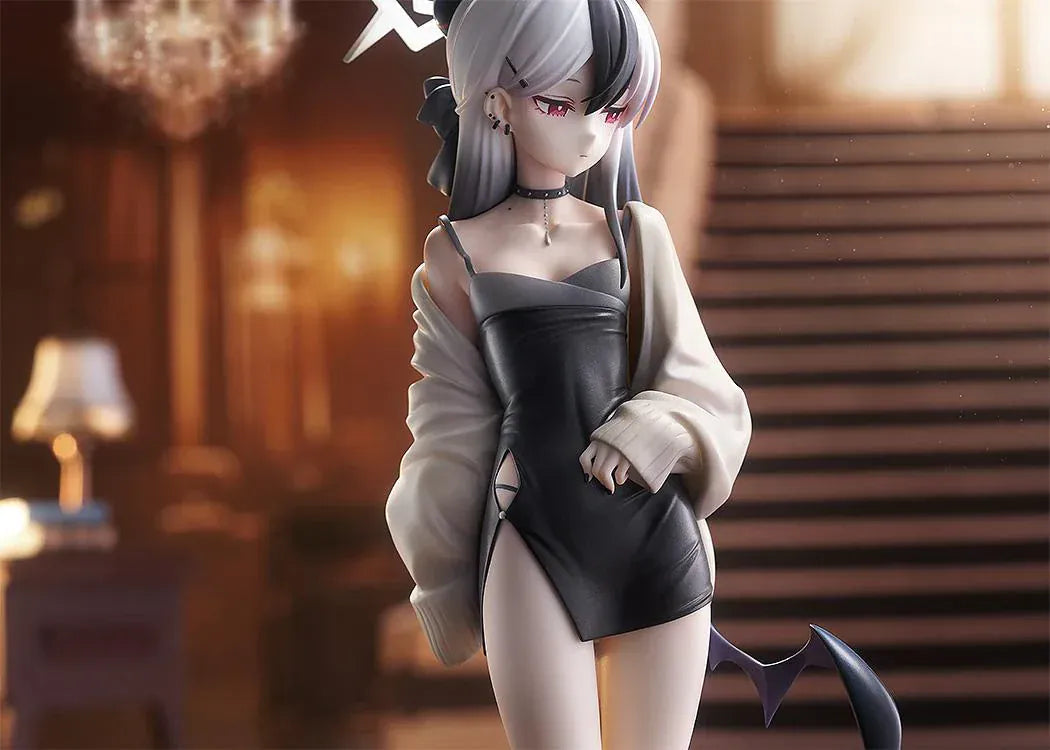 Blue Archive Kayoko Dress 1/7 Scale Figure with black dress white jacket horns and tail