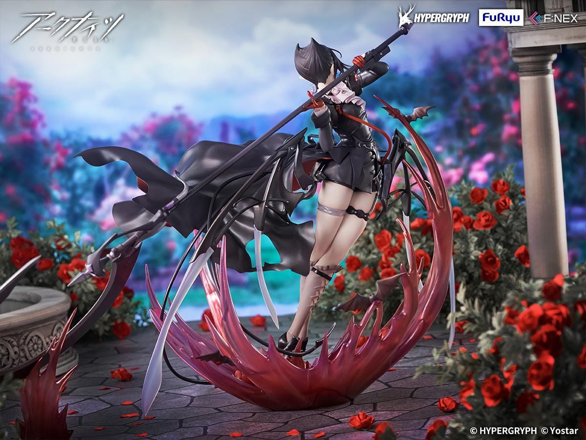 Entelechia Elite 2 Arknights 1/7 scale figure with red energy base and weapon
