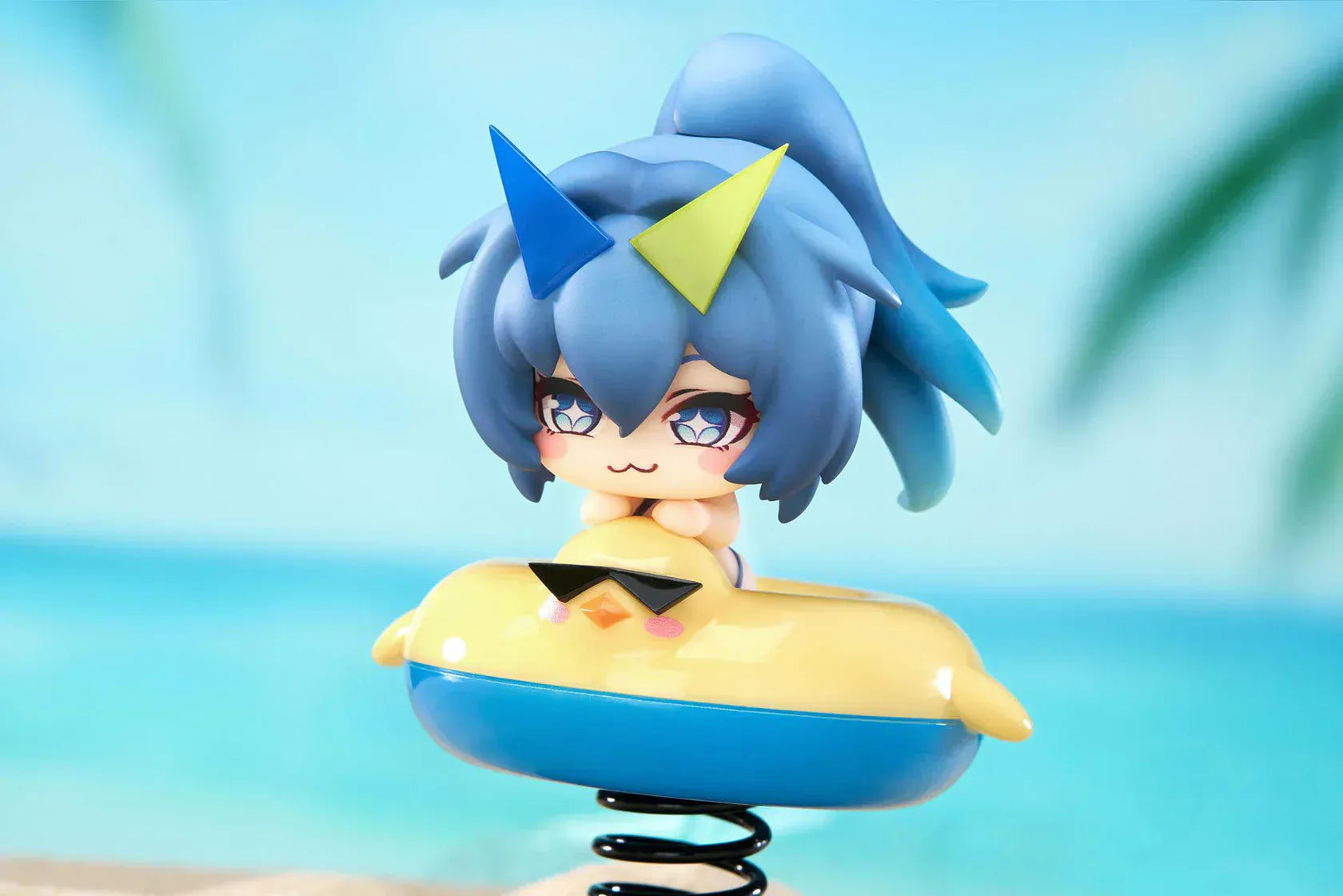 Azur Lane New Jersey Happy Shake non-scale chibi figure with spring wobble base