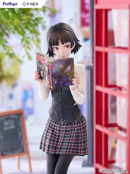 Persona 5 Royal Makoto Niijima 1/7 scale figure in her Shujin Academy school uniform reading a book