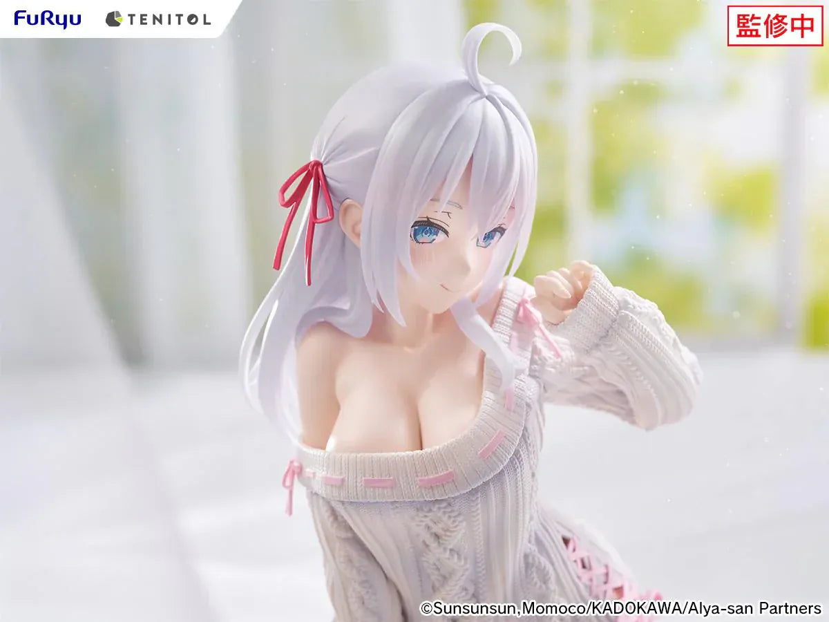 Alya knit version Tenitol Big Noodle Stopper figure Alya Sometimes Hides Her Feelings in Russian anime collectible