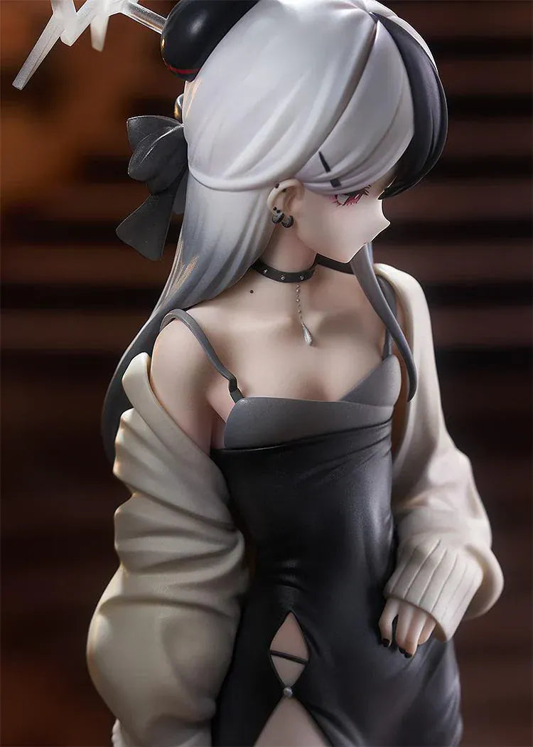 Blue Archive Kayoko Dress 1/7 Scale Figure with black dress white jacket horns and tail