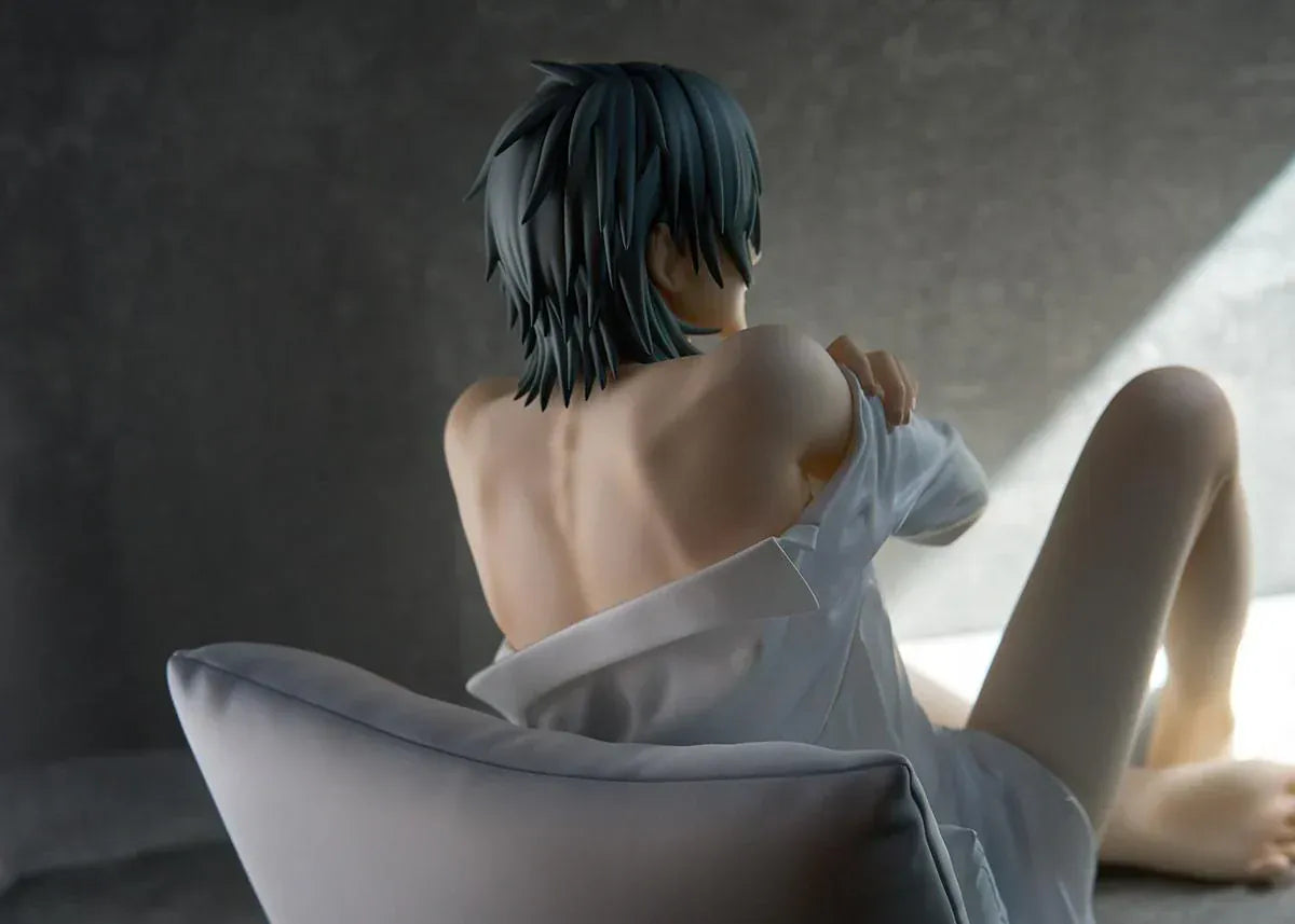 Akira 1/7 scale figure from Togainu no Chi sitting on cushion with relaxed pose and detailed sculpt