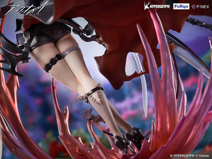 Entelechia Elite 2 Arknights 1/7 scale figure with red energy base and weapon