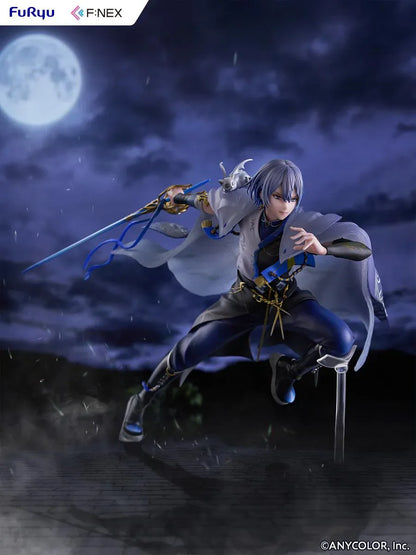 Nijisanji F:NEX Koyanagi Rou 1/7 scale figure in dynamic pose with blue sword