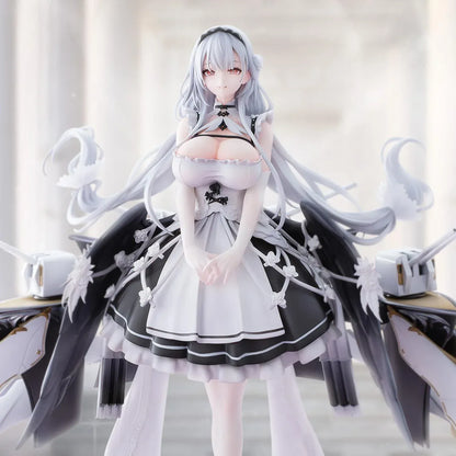 Shira Heavy Equipment 1/6 Scale Figure Azur Lane anime shipgirl with mechanical rigging and elegant outfit
