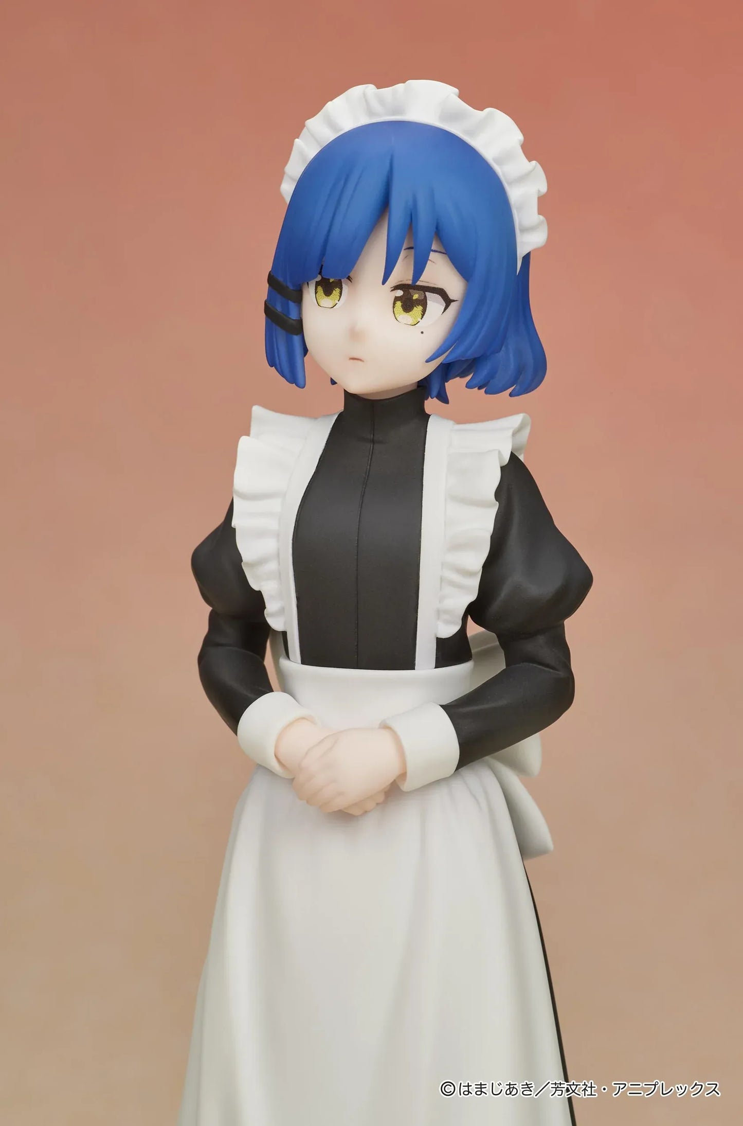 Bocchi the Rock DIGSTA Ryo Yamada figure wearing a black and white maid outfit