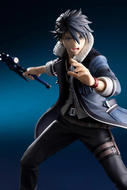 The Legend of Heroes Trails Through Daybreak Van Arkride 1/8 Scale Figure in a dynamic battle pose wielding his weapon