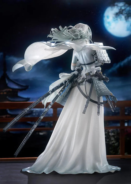 SWAV Illustration Tactical Bride Awayuki 1/7 Scale Figure in white bridal outfit with armor and sword accessories