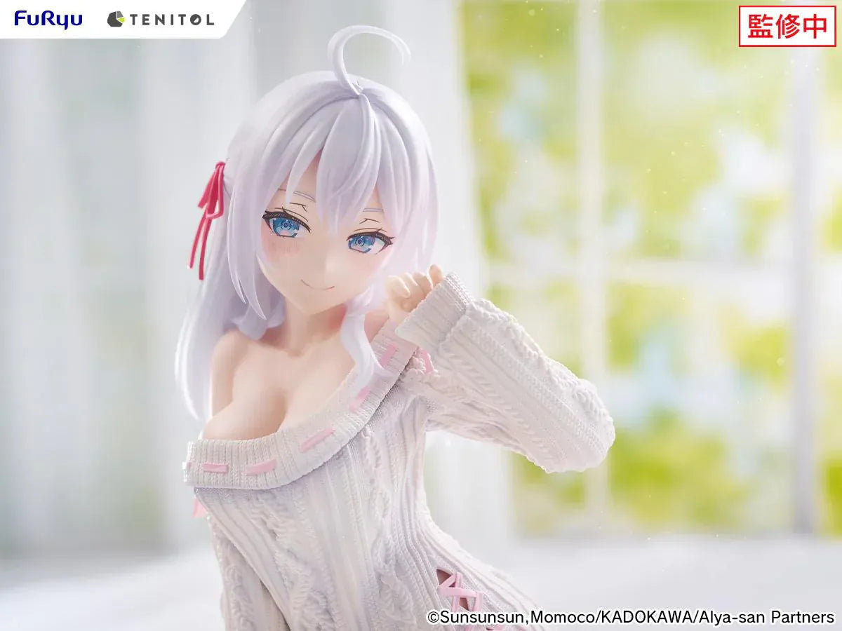 Alya knit version Tenitol Big Noodle Stopper figure Alya Sometimes Hides Her Feelings in Russian anime collectible