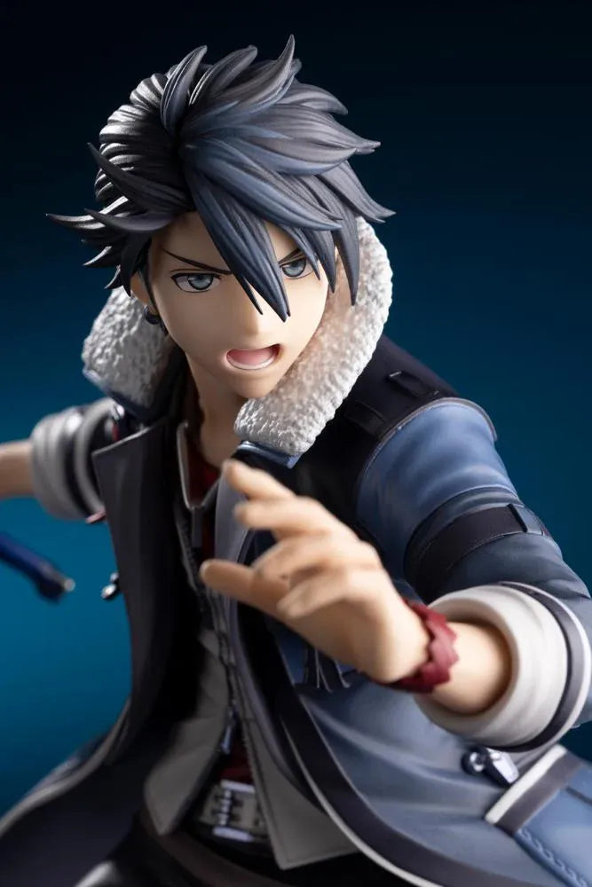 The Legend of Heroes Trails Through Daybreak Van Arkride 1/8 Scale Figure in a dynamic battle pose wielding his weapon