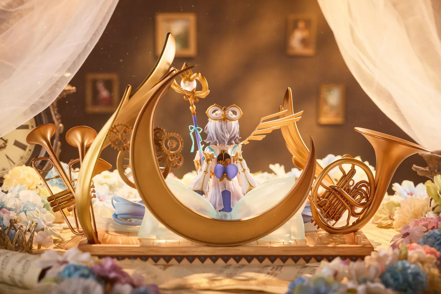 Vsinger Luo Tianyi Ba Yin Qi Xiang Version 1/7 scale figure with ornate musical instrument display base