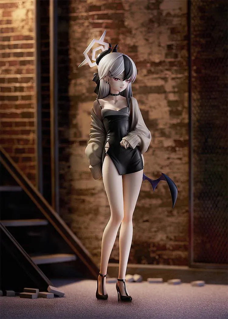 Blue Archive Kayoko Dress 1/7 Scale Figure with black dress white jacket horns and tail