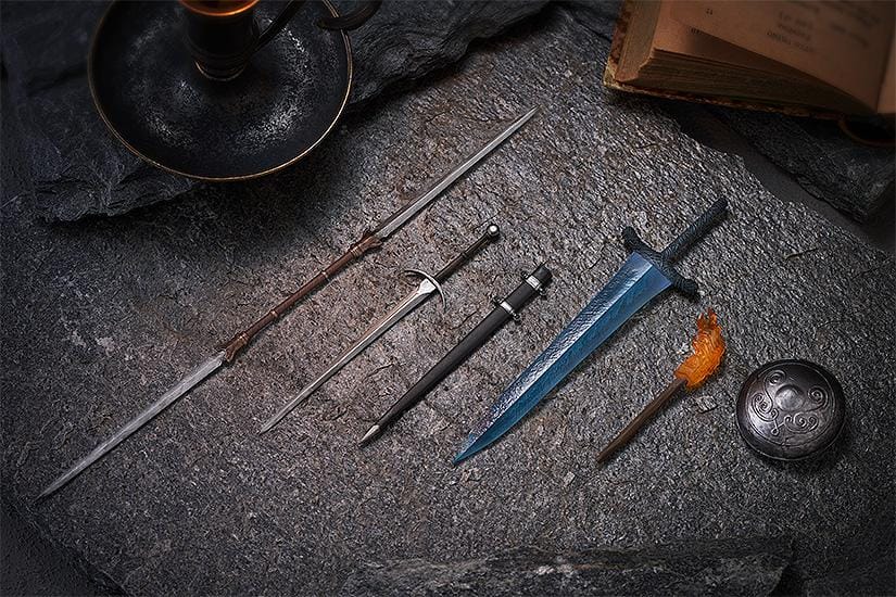 ELDEN RING figma Raging Wolf Figure rerelease featuring detailed medieval armor with sword, shield, and posable action figure design