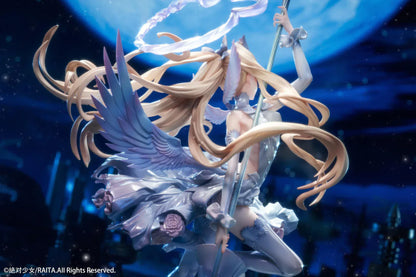 Zettai Junpaku Mahou Shoujo Kotone Sasaki 1/7 scale figure holding staff with flowing hair and magical effects