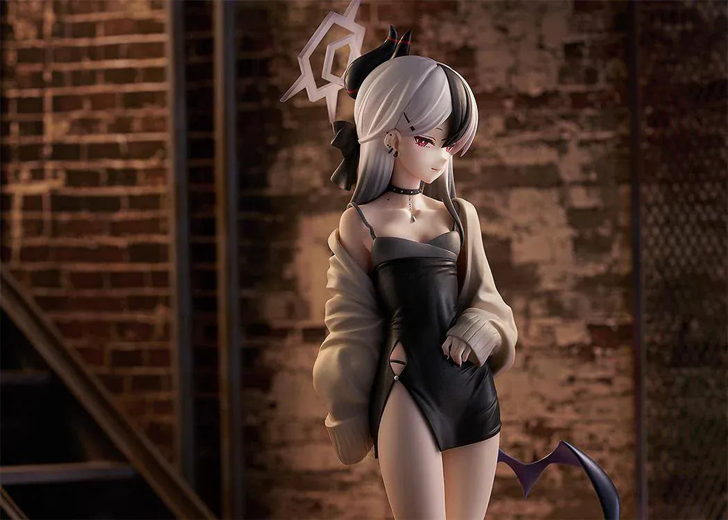 Blue Archive Kayoko Dress 1/7 Scale Figure with black dress white jacket horns and tail