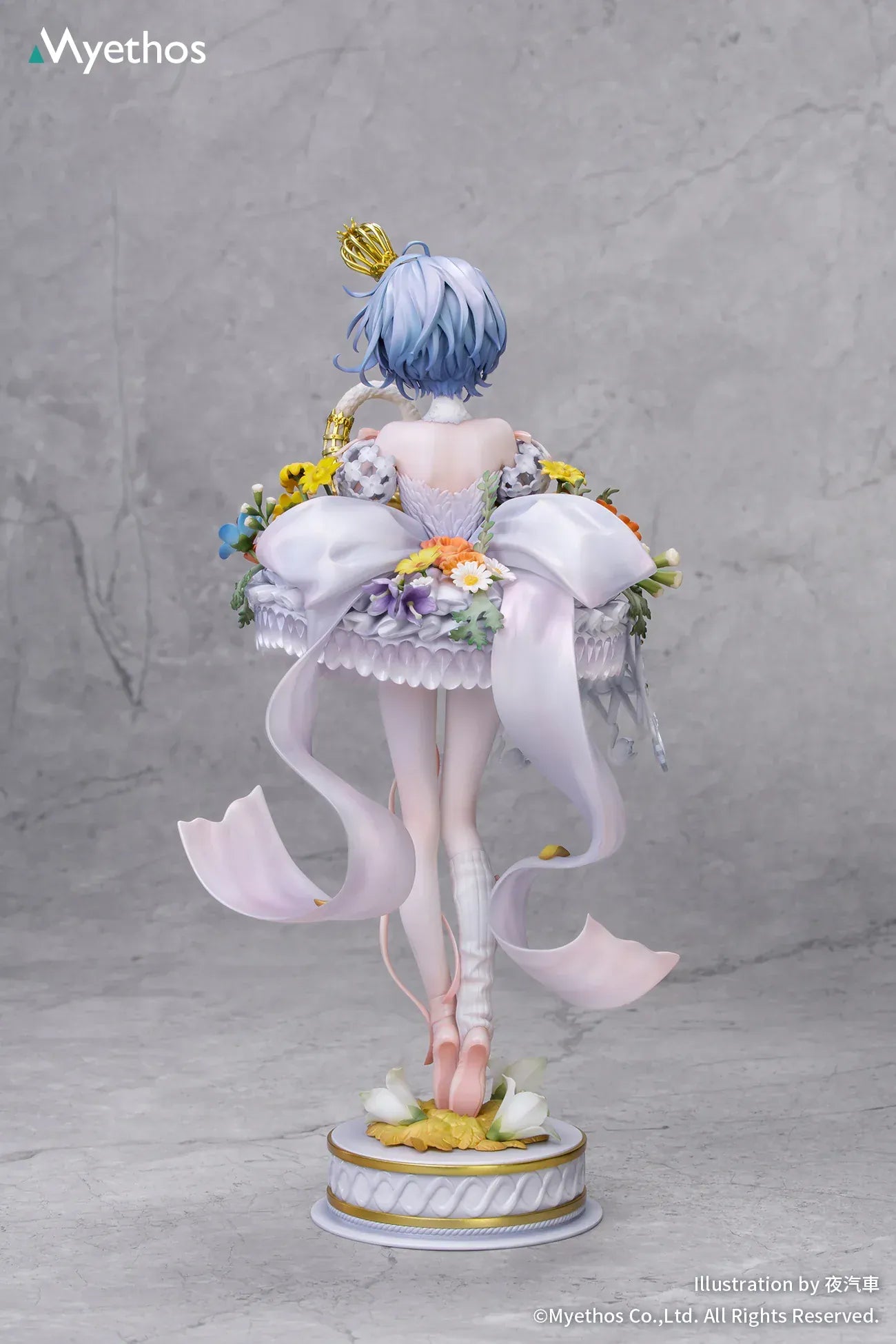 FairyTale Another Swan Lake 1/8 scale figure featuring swan princess with floral base and gold accents.