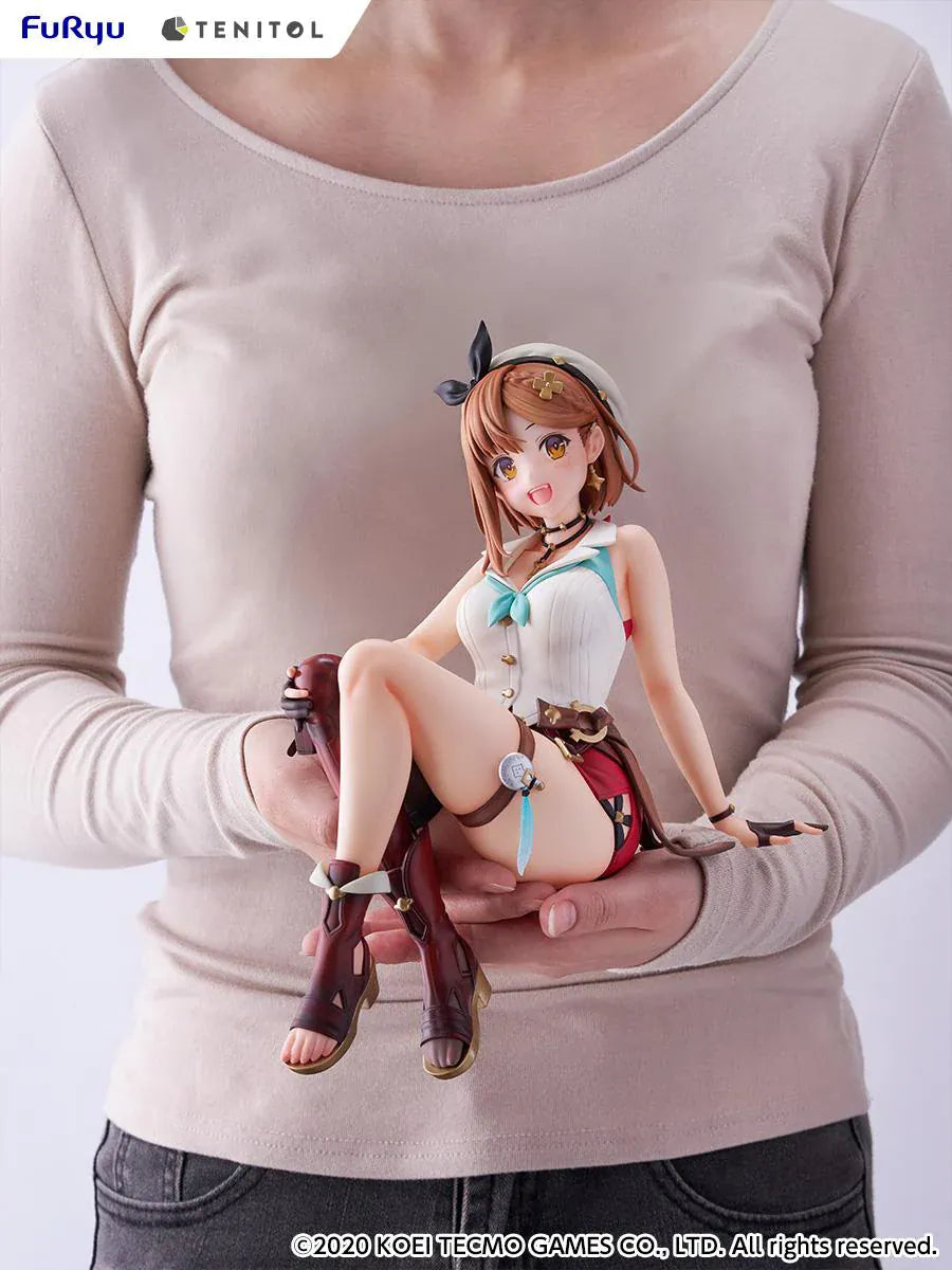 Atelier Ryza 2 Lost Legends and the Secret Fairy Tenitol Reisalin Stout BIG Noodle Stopper Figure seated in signature Ryza outfit with brown boots