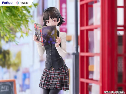 Persona 5 Royal Makoto Niijima 1/7 scale figure in her Shujin Academy school uniform reading a book