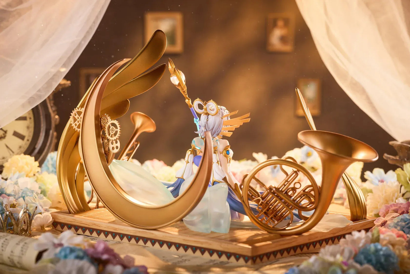 Vsinger Luo Tianyi Ba Yin Qi Xiang Version 1/7 scale figure with ornate musical instrument display base