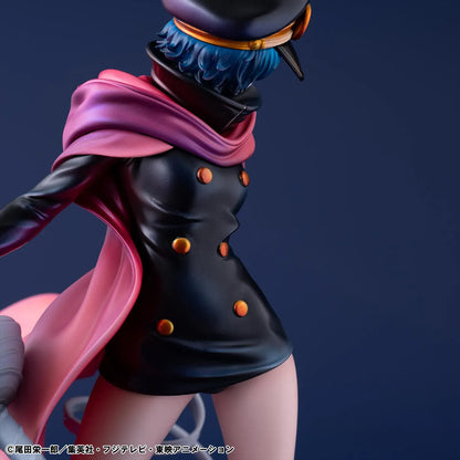 One Piece Portrait Of Pirates Elevated Boost Saint Gunko Figure with black outfit, red cape, goggles, and weapon