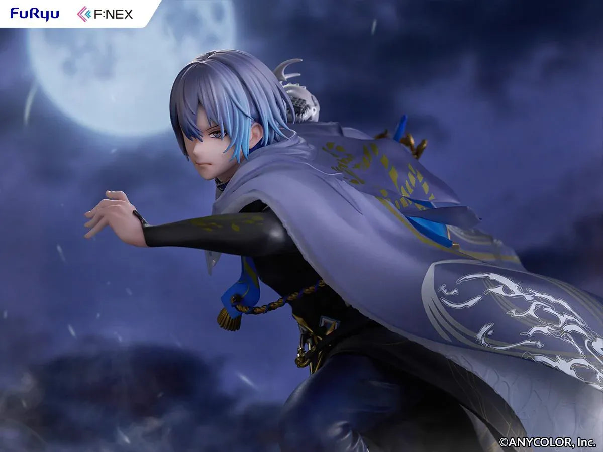 Nijisanji F:NEX Koyanagi Rou 1/7 scale figure in dynamic pose with blue sword
