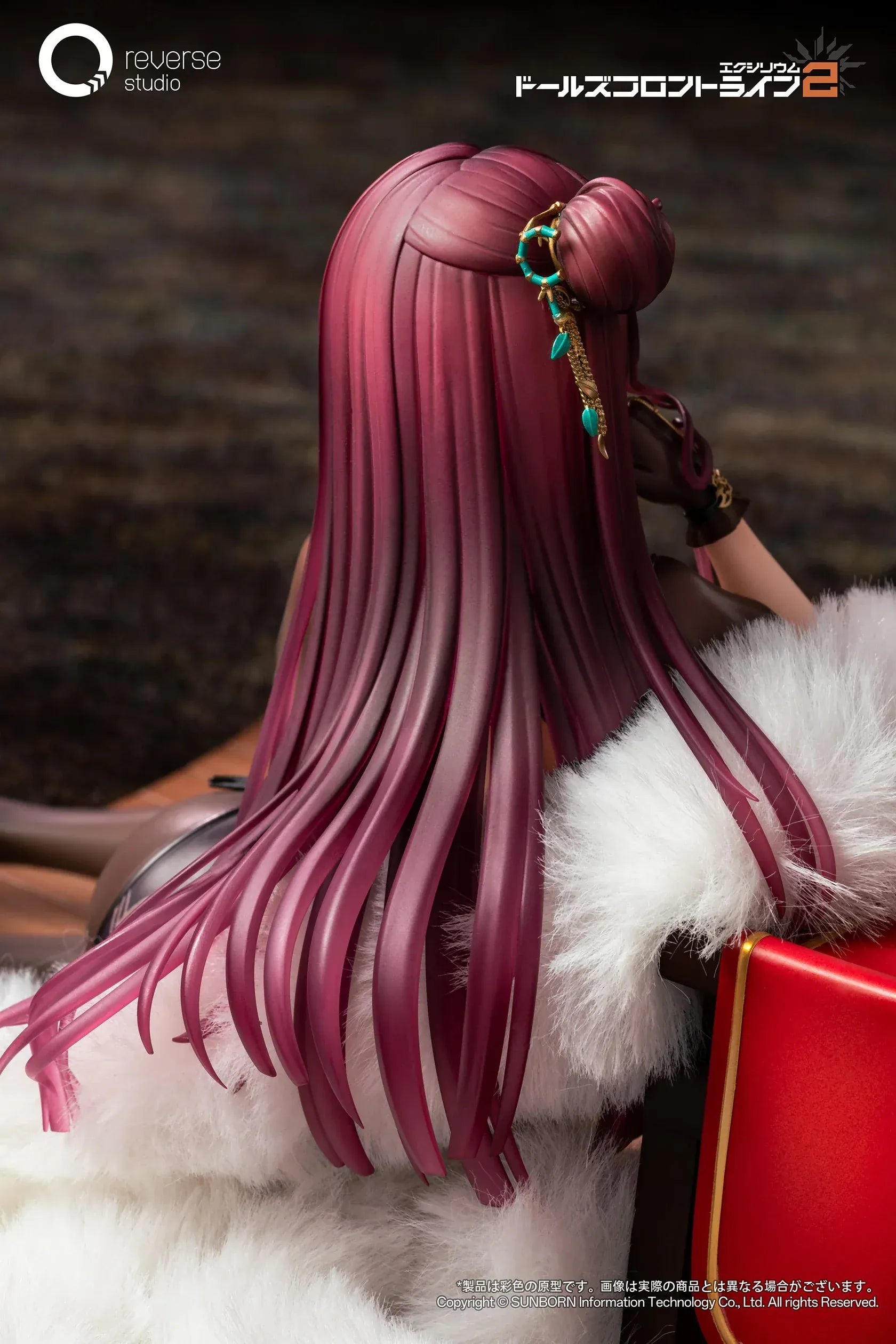 Makiatto 1/6 scale figure from Girls' Frontline 2 Exilium Embroidered Bamboo Blooming Shadows version with detailed outfit and weapon accessory