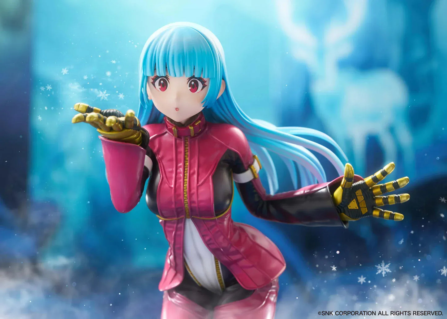 Kula Diamond The King of Fighters XV limited edition 1/7 scale figure in pink battle outfit with dynamic pose